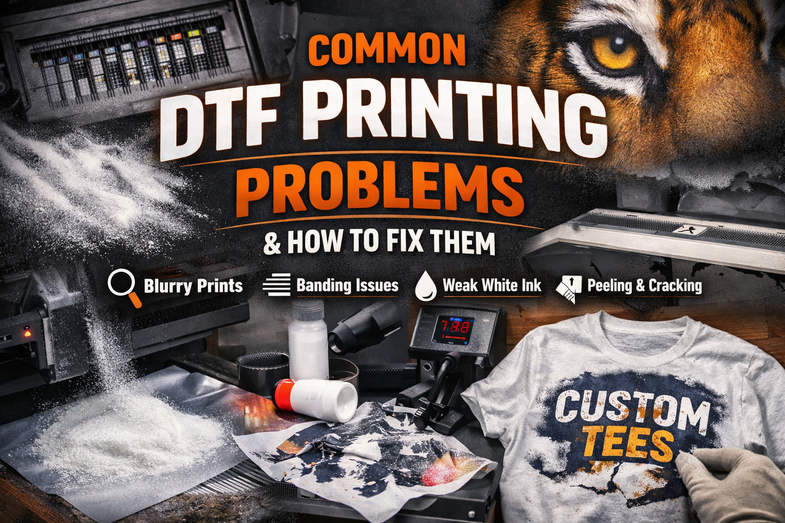 Common DTF Printing Problems and How to Fix Them