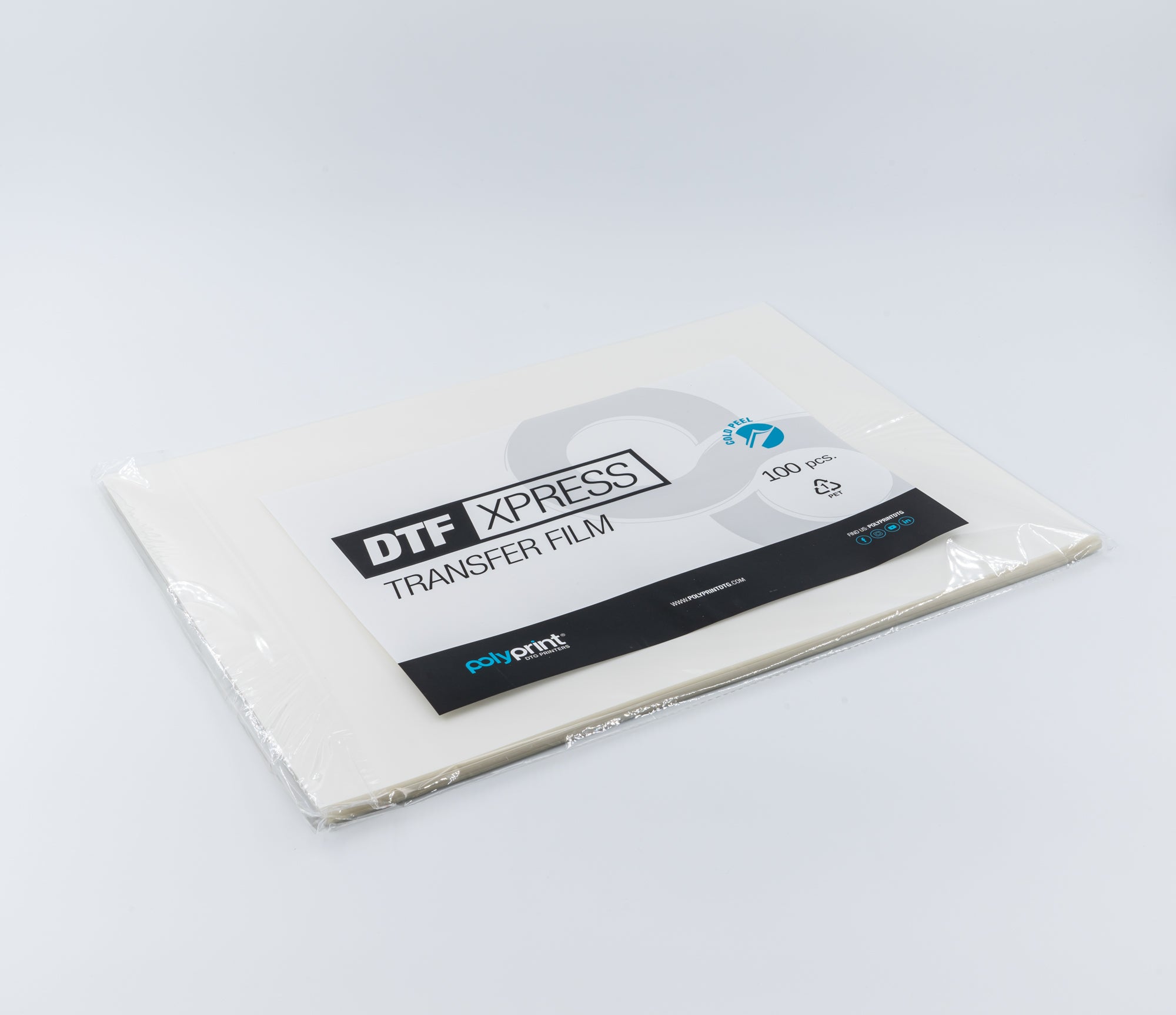 100x A3 DTF Film Sheets (Pack)