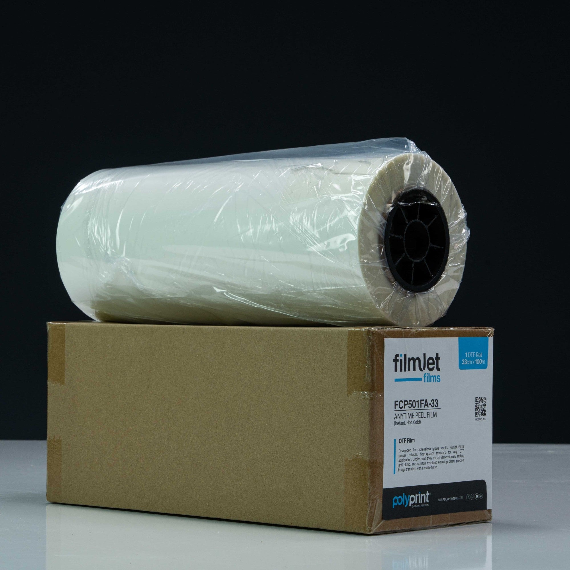 Filmjet 0.33X100m DTF Film Roll Anytime Peel